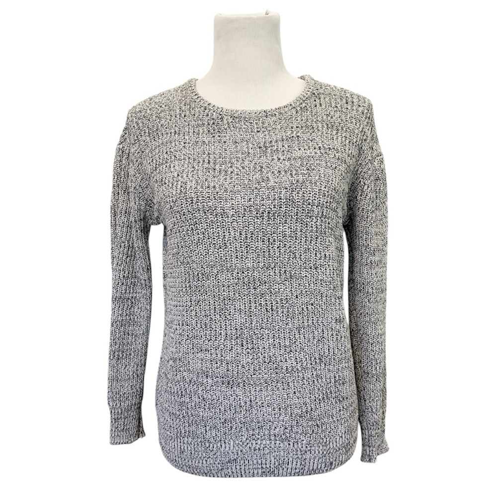 2x 100% Cotton Ribbed Knit Fisherman Sweater | Black/White, Cream/Black | F21 - Picture 10 of 16